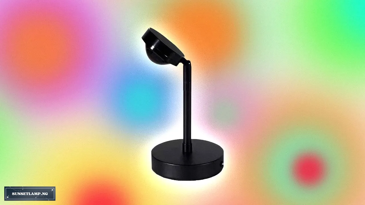 How to Use a Sunset Lamp for Content Creation