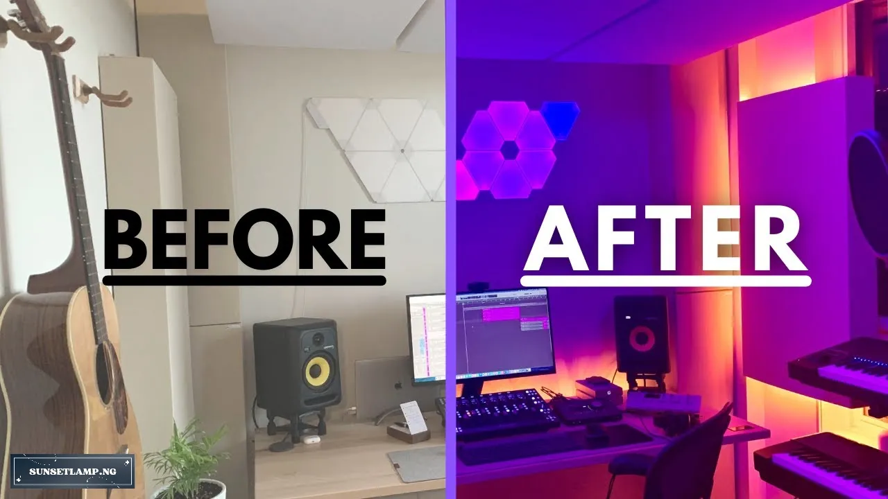 How to create a home studio with ambient lighting